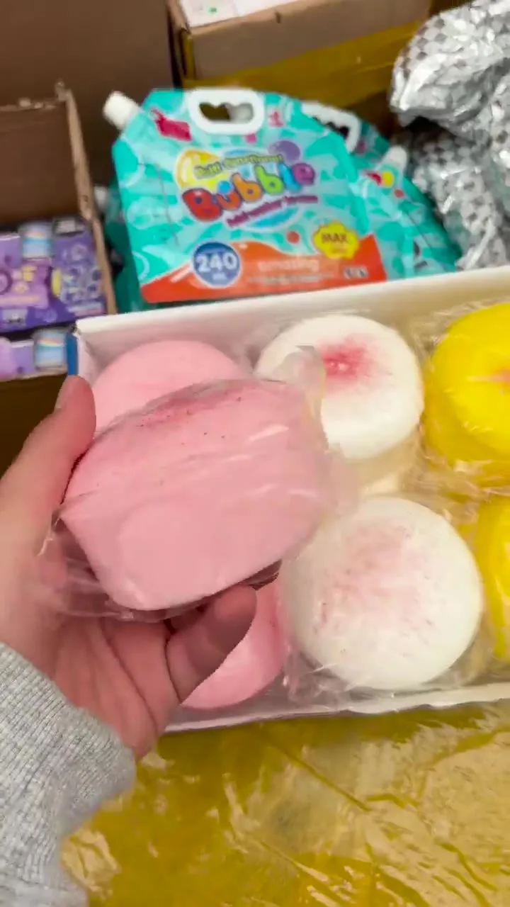 Булочка антистресс круглый вид — видео