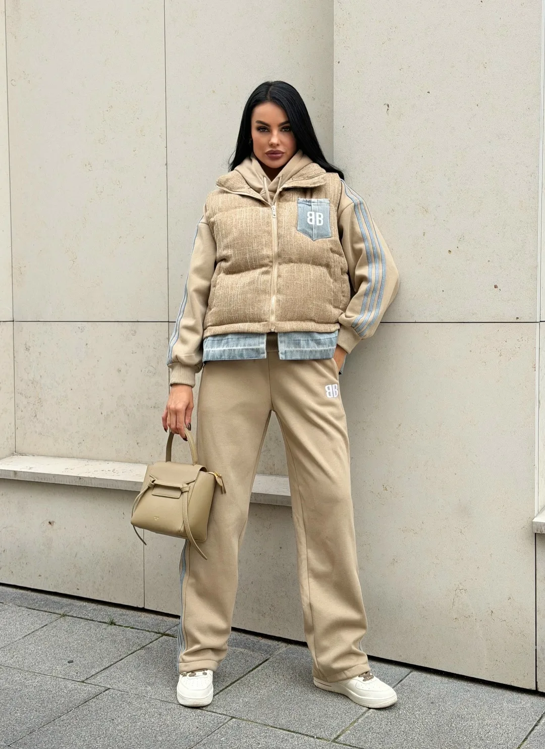 Спортивная тройка Balenciaga 100 хлопок на флисе — фото 4