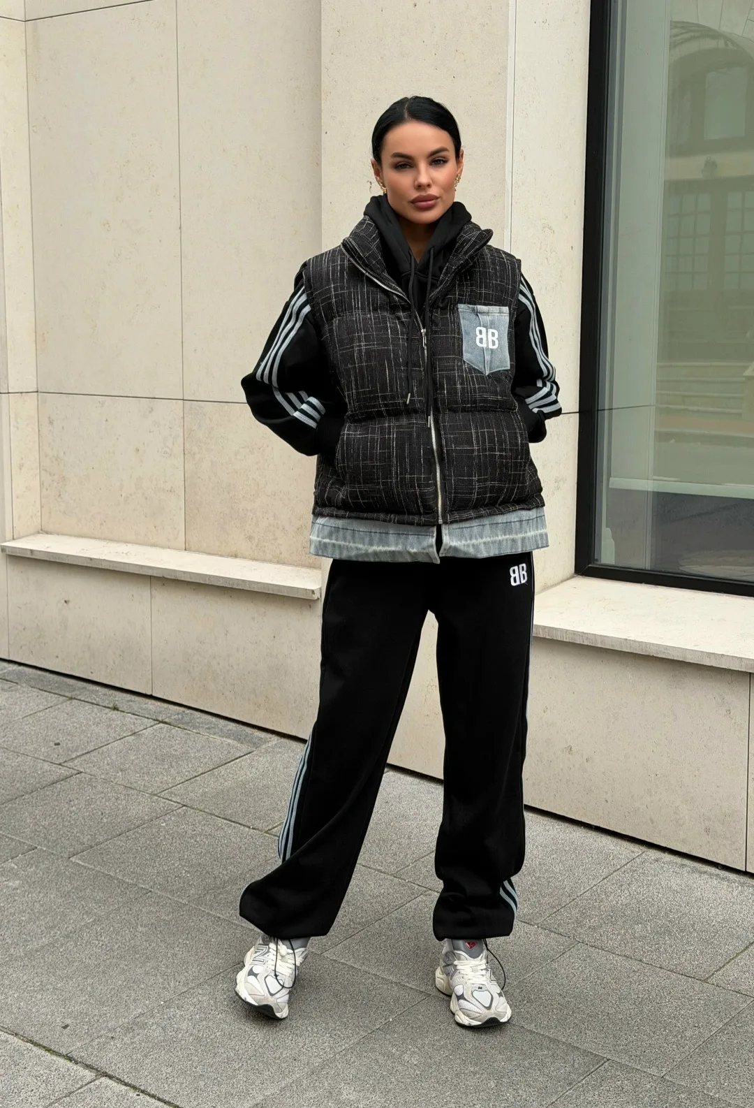 Спортивная тройка Balenciaga 100 хлопок на флисе — фото 3