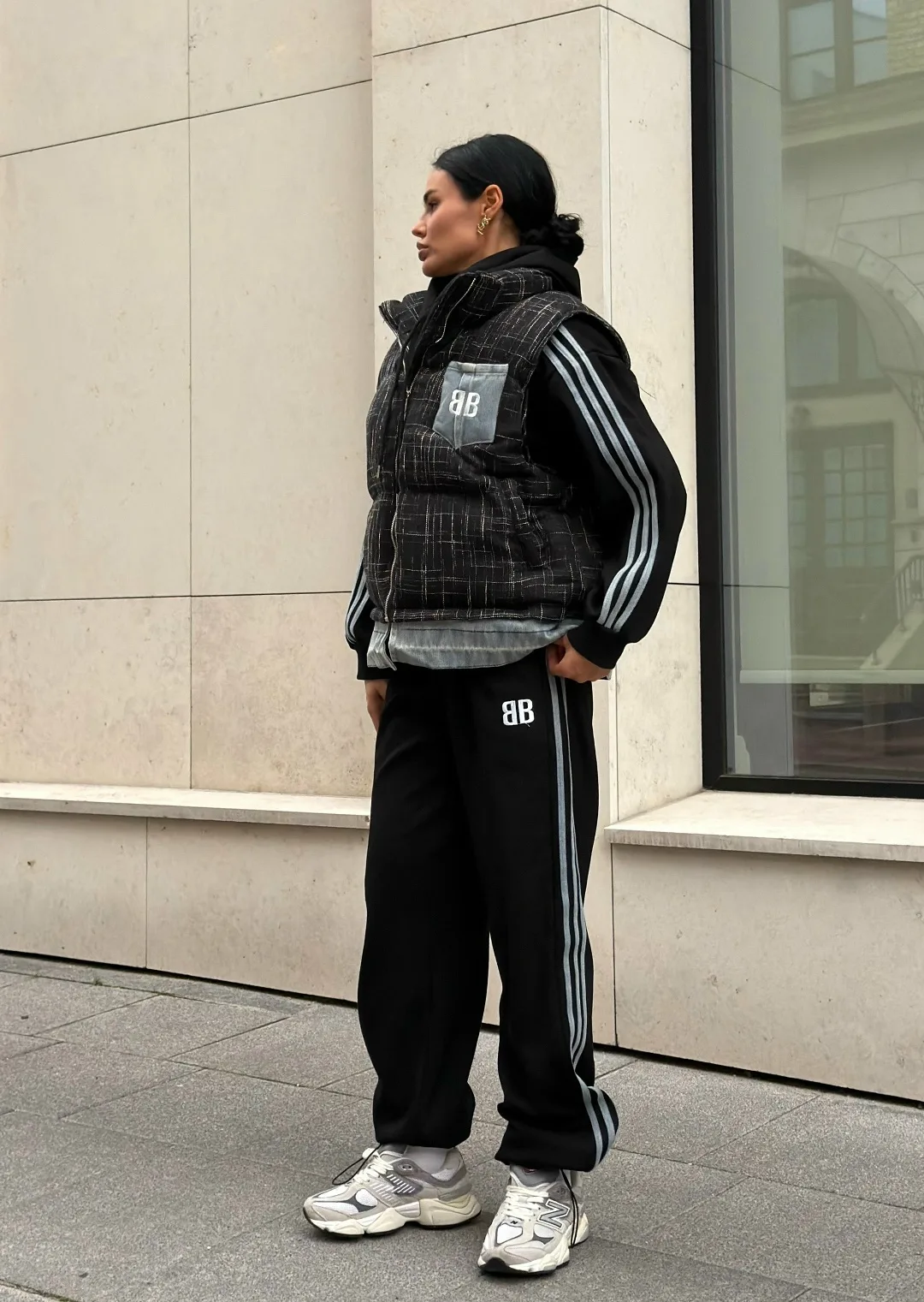 Спортивная тройка Balenciaga 100 хлопок на флисе — фото 8