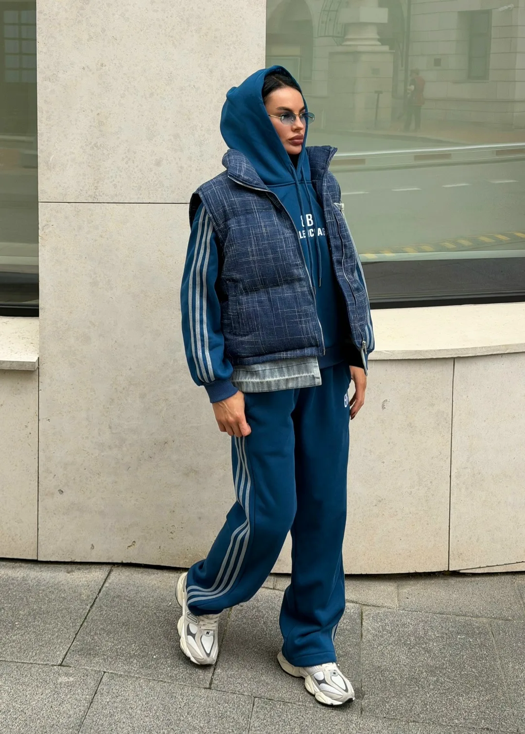 Спортивная тройка Balenciaga 100 хлопок на флисе — фото 1