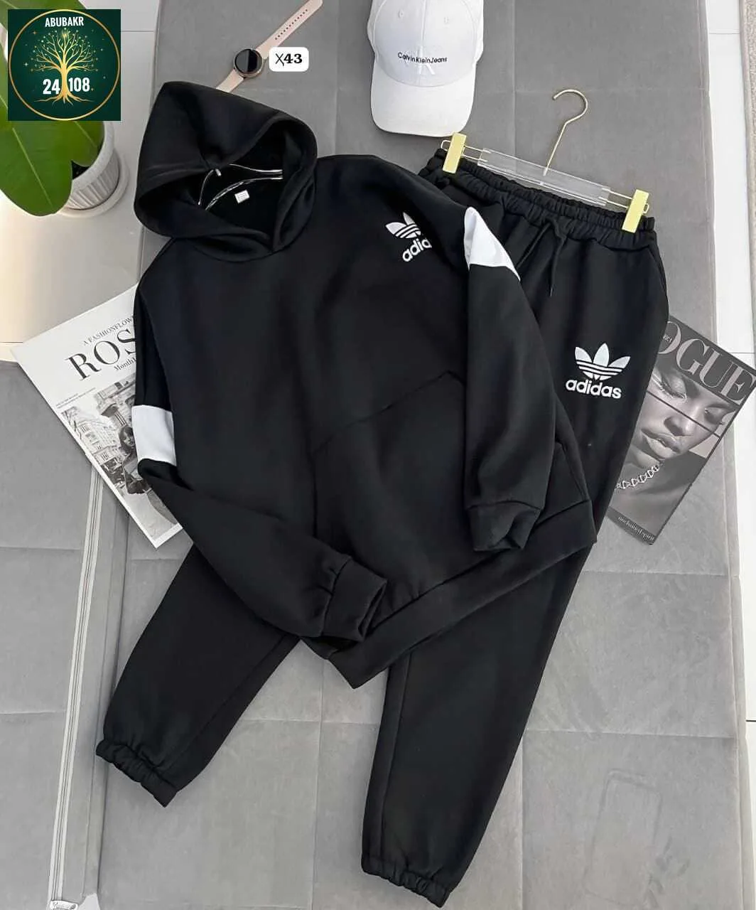 Мужской спортивный костюм Adidas Белый — фото 3