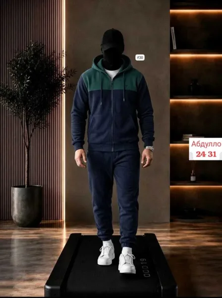 Модный легкий Мужской костюм из качественного и дышащего материала идеально подходит — фото 1