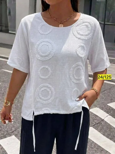 Кофточка из натурального льна — фото 7