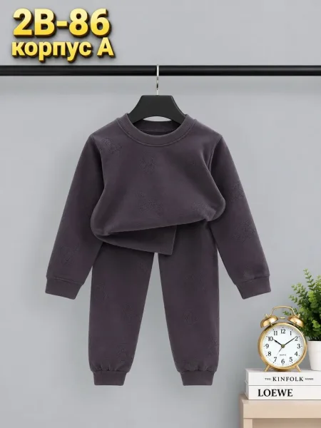 Пижама из флиса и хлопка — фото 2