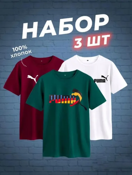 Мужская футболка из 100 хлопка — фото 2