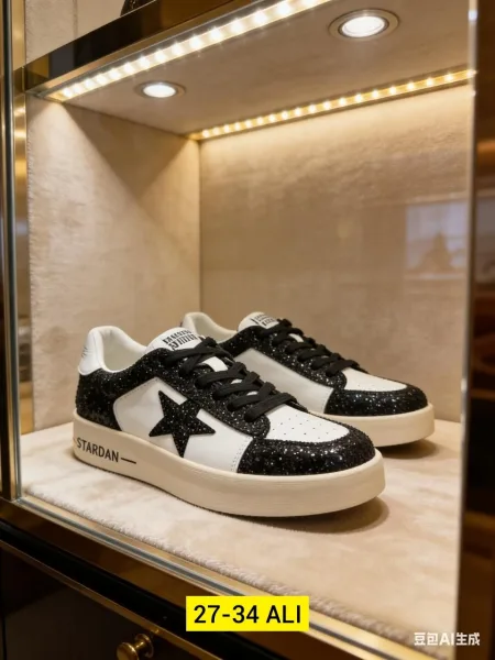 Кеды из эко-кожи Коричневый — фото 1