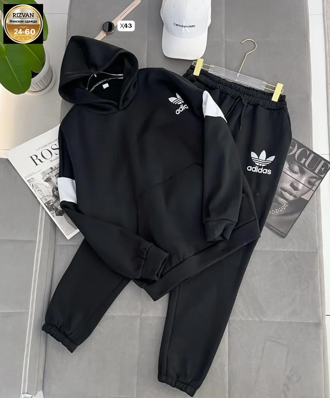 Мужской спортивный костюм Adidas Белый — фото 3