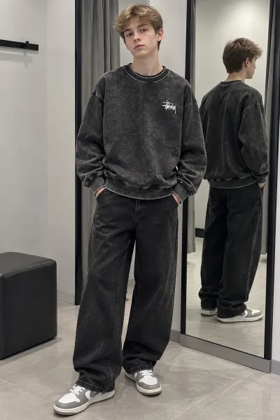 Кофта с начёсом, подходит для детей ростом от 140 до — фото 3
