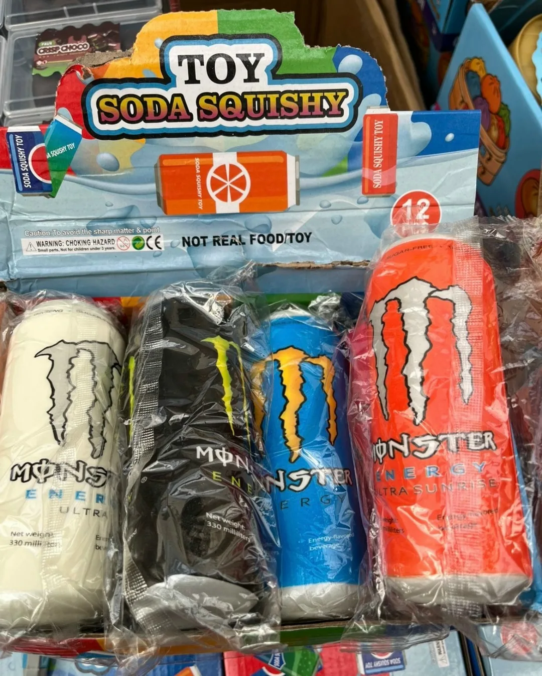 Сквиш антистресс Monster energy — фото 1