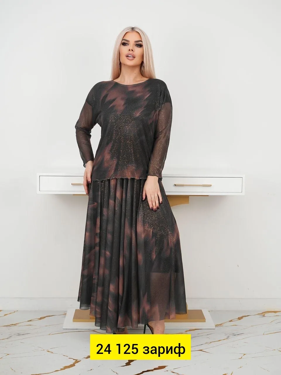 Костюм двойка, креп — фото 7