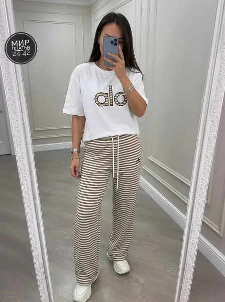 Костюм двойка из двухнитки — фото 6