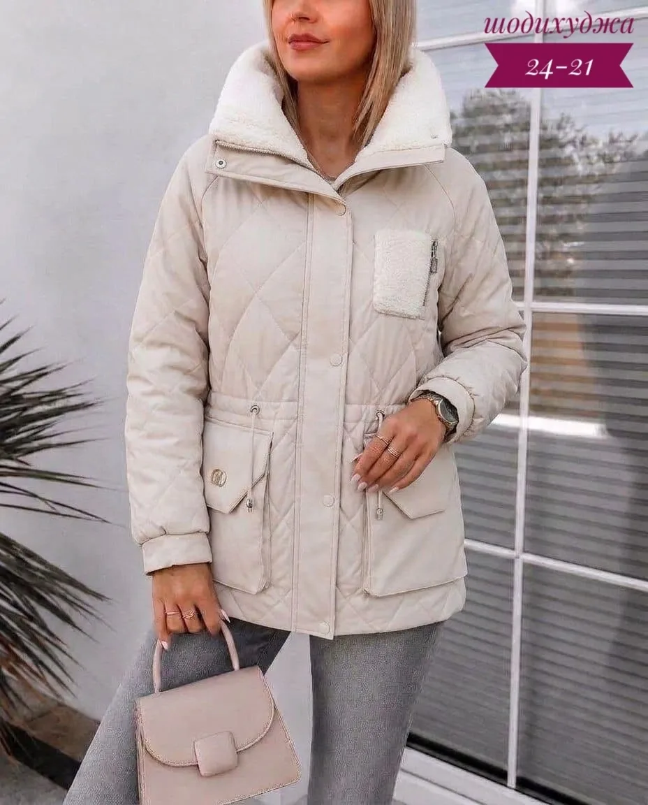 Куртка синтепон синяя — фото 14