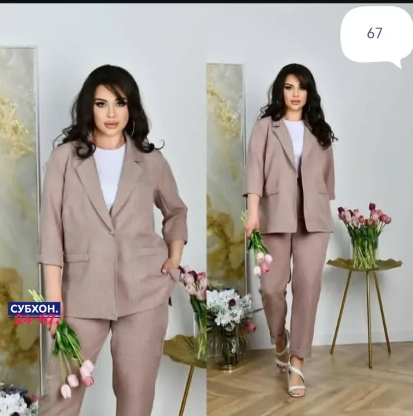 Костюм-двойка из ткани Лион х/б — фото 3