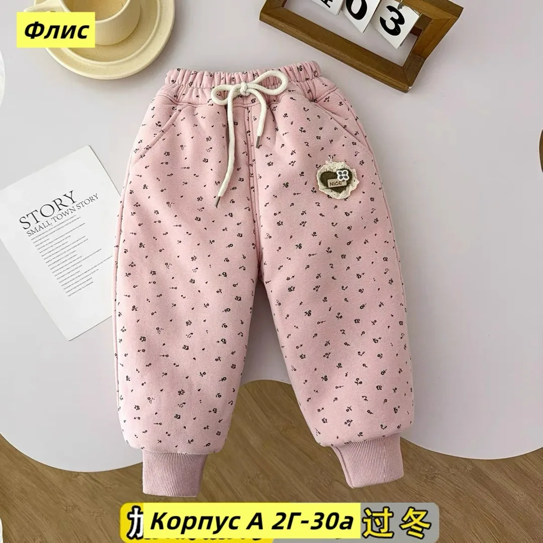 Штаны из двухнитки на хлопковом начесе, подходят для повседневной носки — фото 2