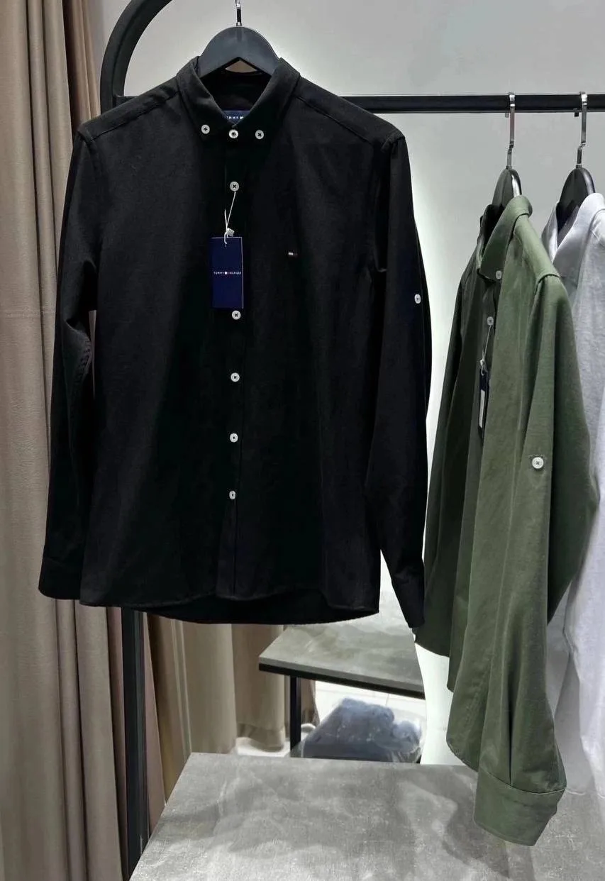 Рубашки 100 хлопок зелёная — фото 2