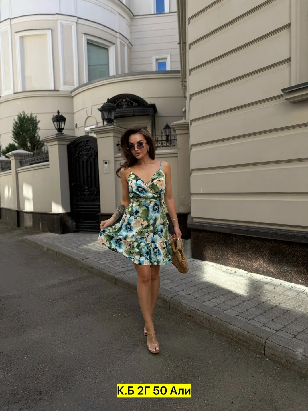 Платье хлопок-лен ХБ лeн пояс в комплекте — фото 10