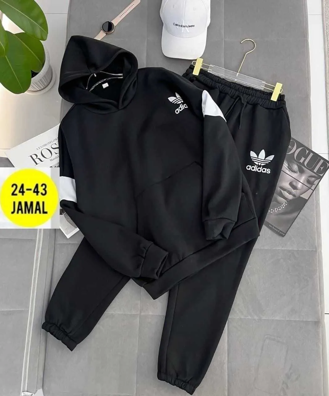 Мужской спортивный костюм Adidas Белый — фото 3