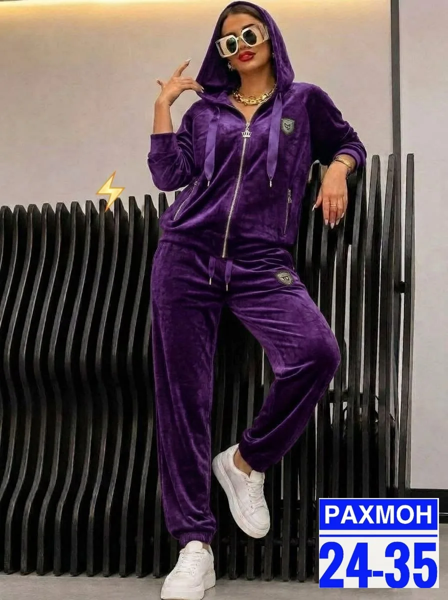 Повтор стильный и уютный костюм двойка — фото 8