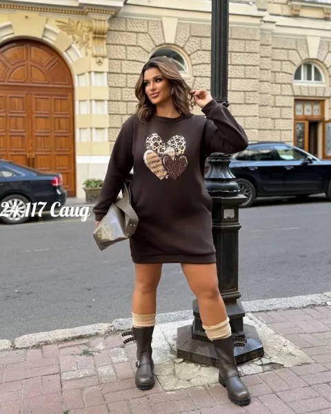 Женски туника, флис — фото 4
