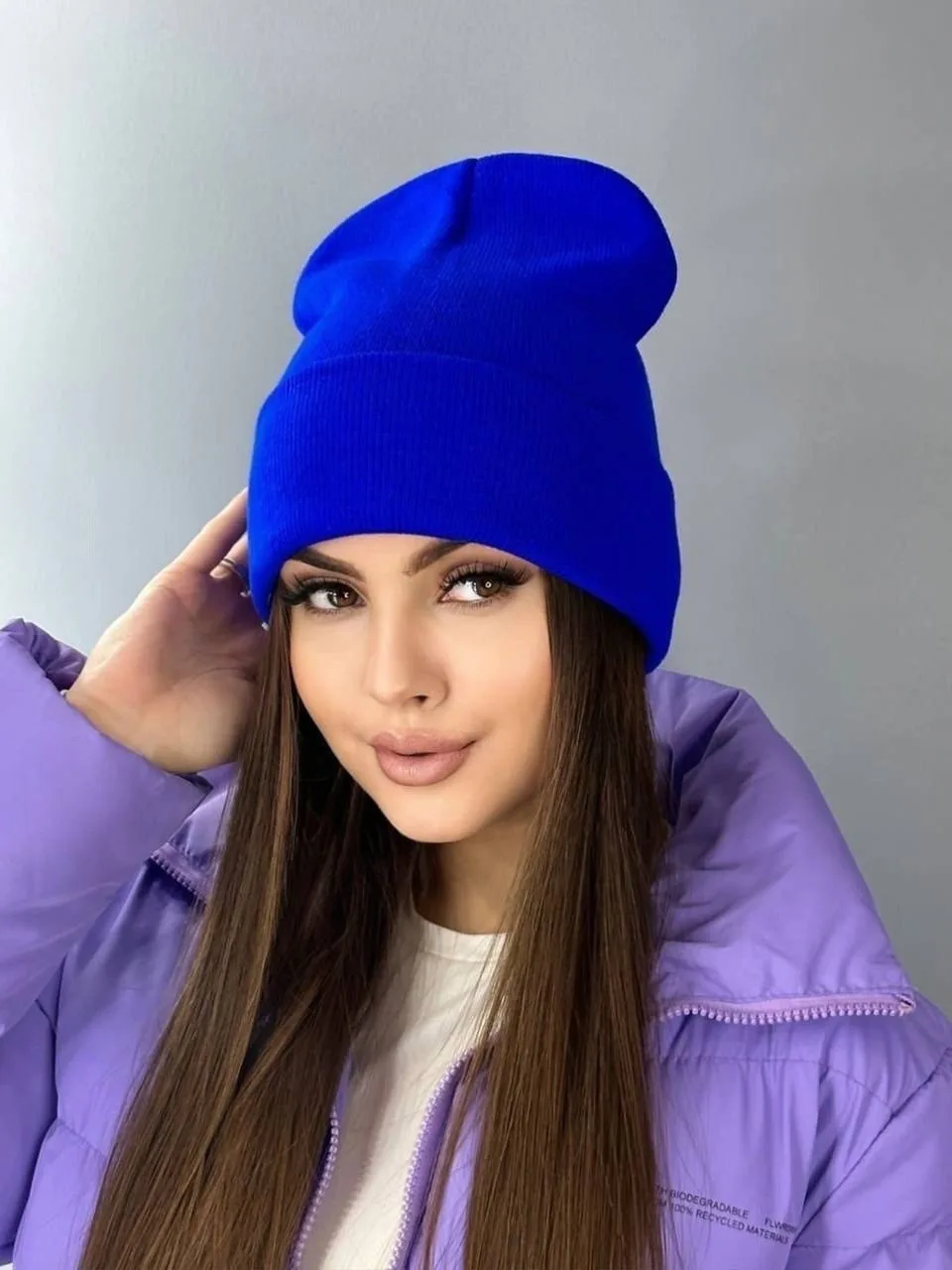 Шапки Бини на осень весну — фото 23