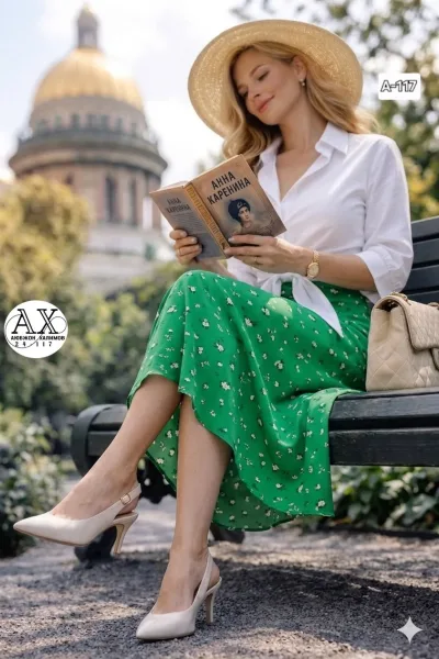Двойка платья рубашка прадо (фабричное качество) — фото 6