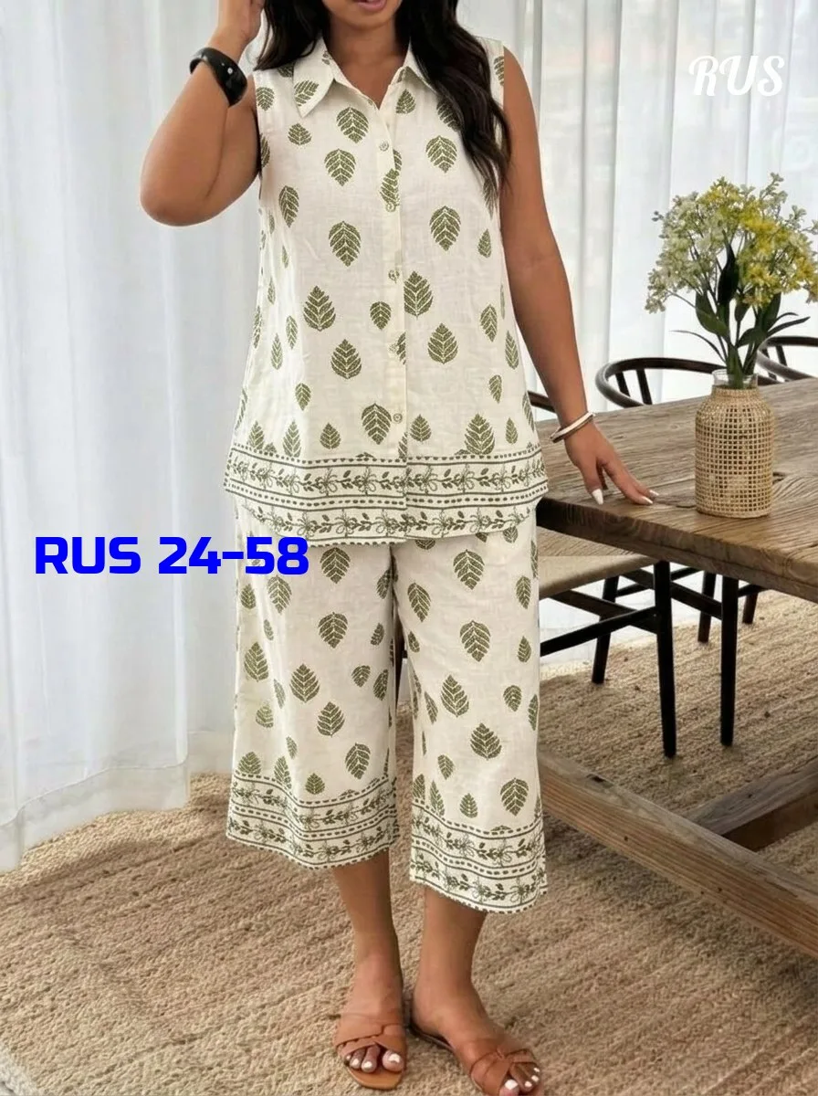 Костюм двойка из льна — фото 2