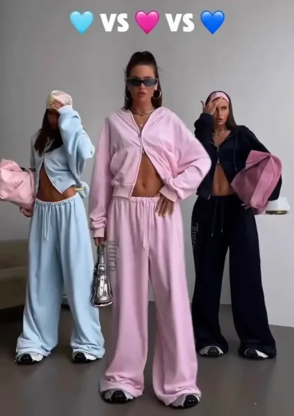 Велюровый костюм двойка бренда Juicy — фото 7