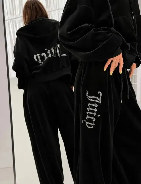 Велюровый костюм двойка бренда Juicy — фото 11