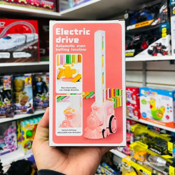 Игрушка-паровозик с функцией расстановки доминошек — фото 21