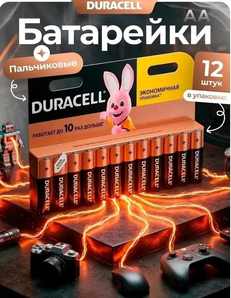 Рюкзак Duracell Basic 1 упаковка 12 штук — фото 1