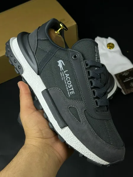 Мужские кроссовки из замши замша — фото 21