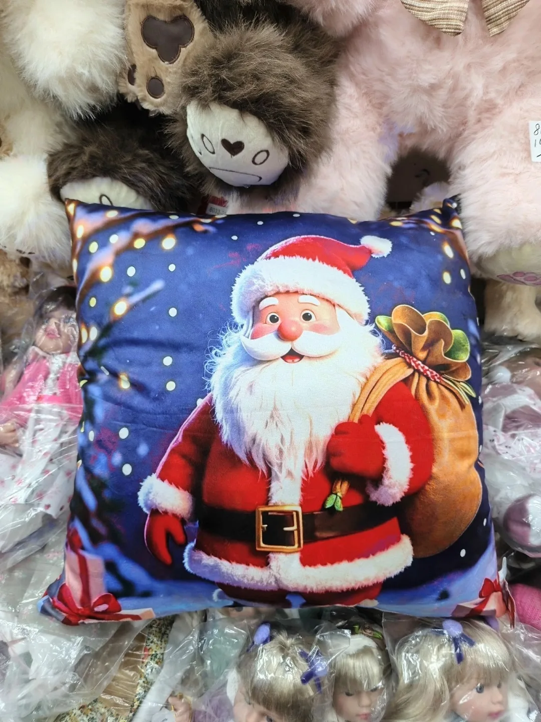 Мягкая игрушка подушка новогодний MERRY CHRISTMAS для дакимакура — фото 8