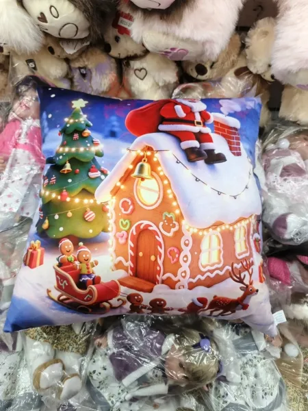 Мягкая игрушка подушка новогодний MERRY CHRISTMAS для дакимакура — фото 11
