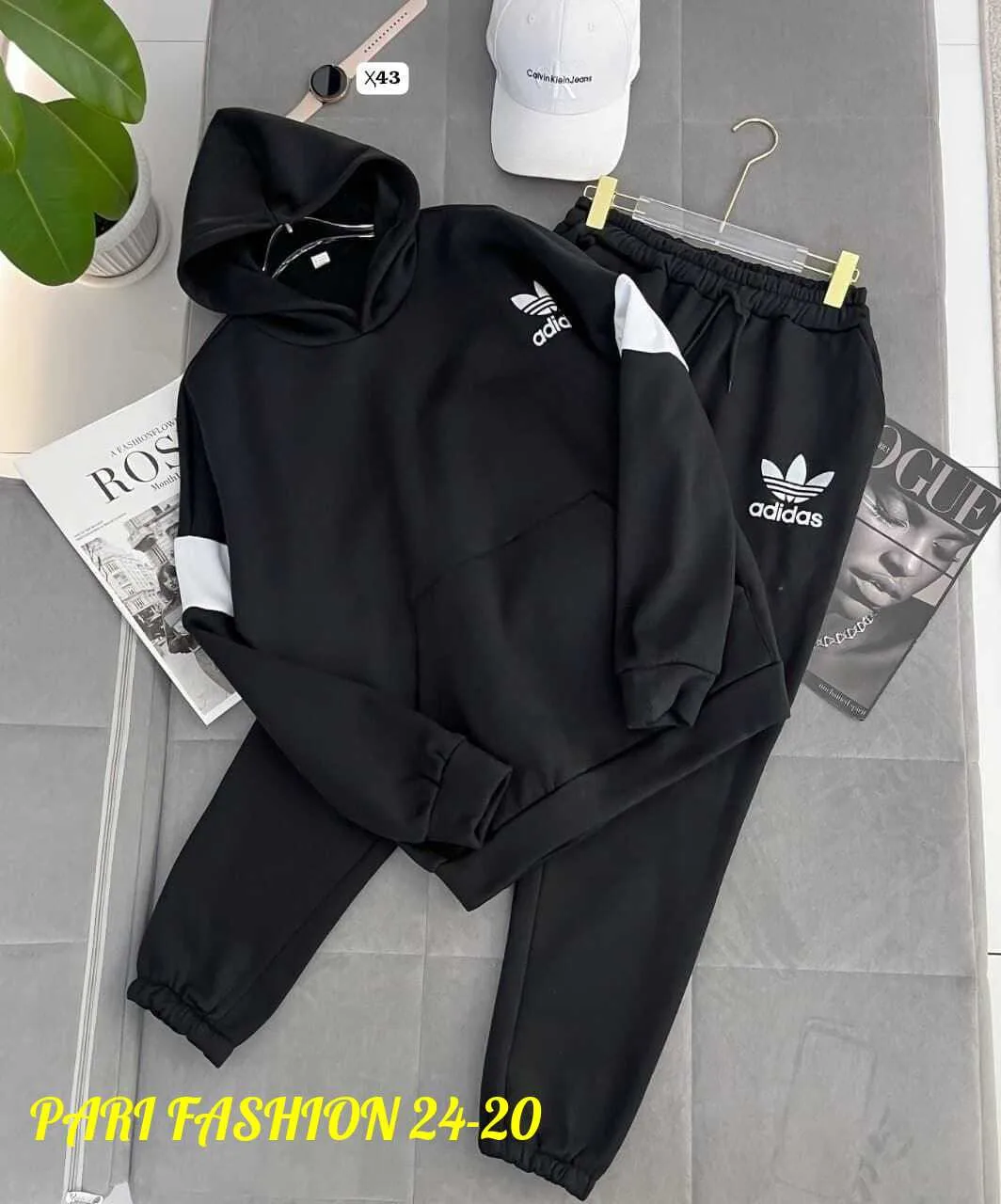 Мужской спортивный костюм Adidas Белый — фото 3