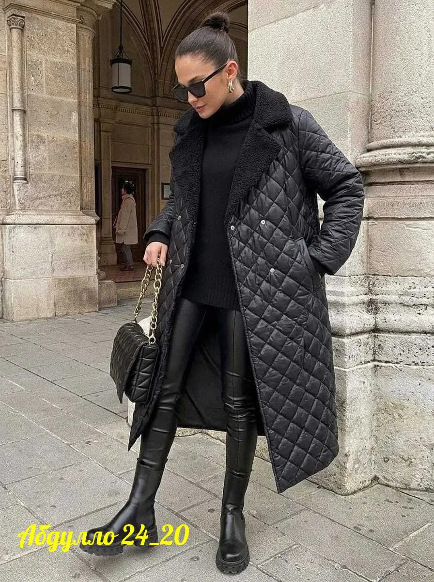 Куртка из синтипона синяя — фото 1