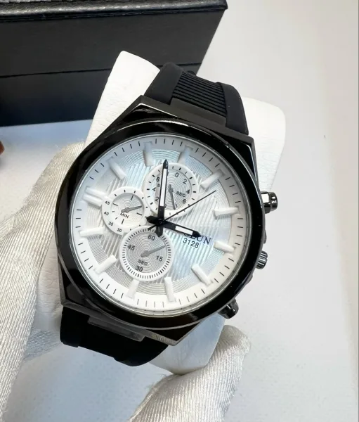 Часы мужские, силиконовый ремешок — фото 14