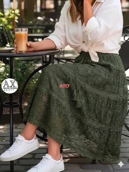 Юбки из гипюра с подкладкой, подходят — фото 9