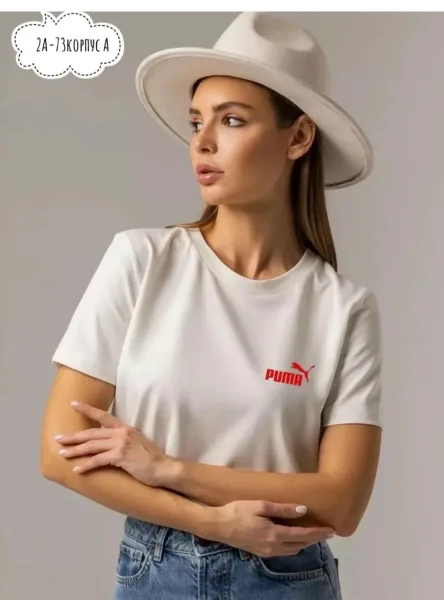 Женская футболка из 100 хлопка — фото 6