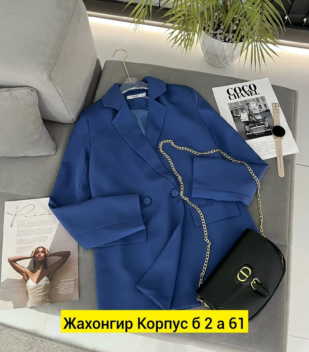 Женский пиджак из плотной ткани — фото 3