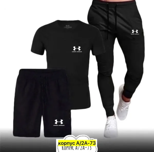 Костюм тройка из хлопка — фото 10