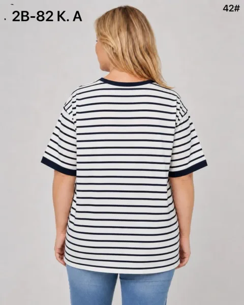 Футболка из 95 хлопка и 5 спандекса 95 COTTON, 5 SPANDEX — фото 2
