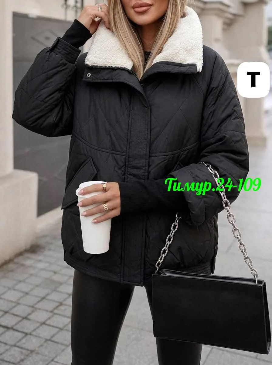 Куртка женская из ткани — фото 1