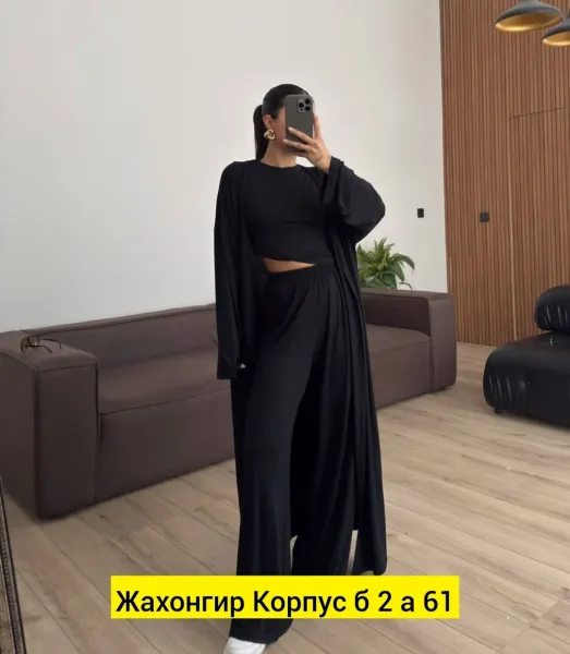 Костюм тройка из натурального хлопка — фото 7