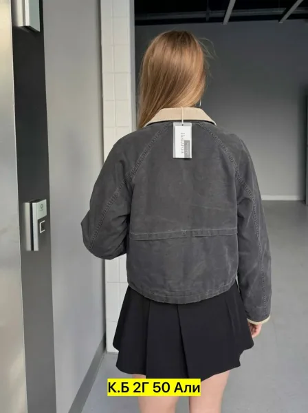 Лёгкий бомбер из ткани — фото 6