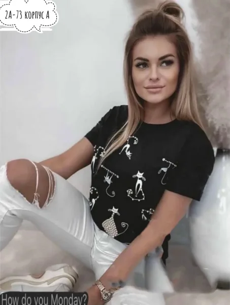 Футболка хлопок — фото 27