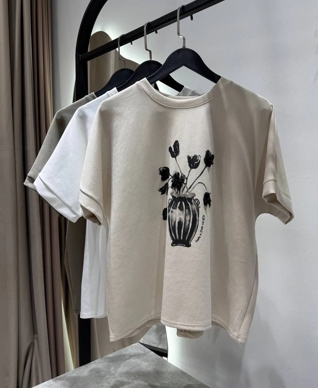Футболка бежевая L-48, XL-50, 2XL-52, 3XL-54 — фото 8