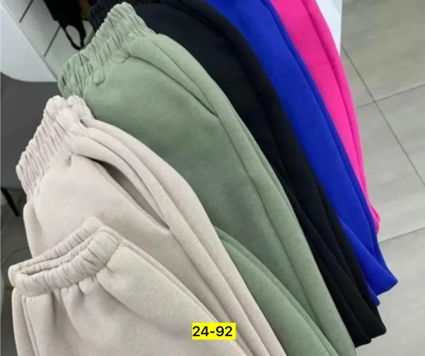 Женские брюки из флиса с начесом, подходят для повседневной носки — фото 6