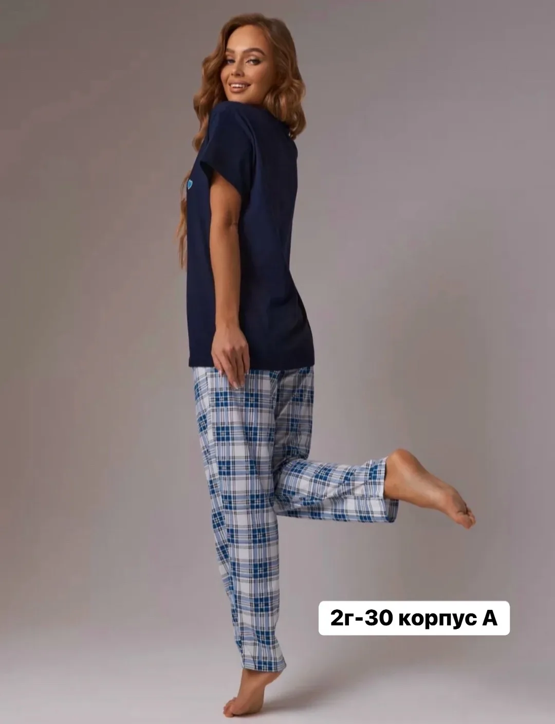 Пижама брюки и футболка — фото 4