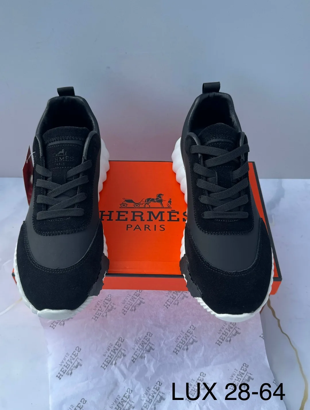 Натуральный Hermes, мужские ботинки — фото 2